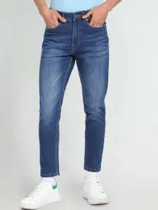 Flying Machine Men Slim Fit Mid Rise Heavy Fade Whiskers Jeans