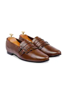Bxxy Men Double Monk Slip-On Shoes