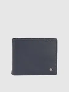 Louis Philippe Men Solid Leather Money Clip Wallet