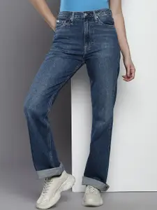 Calvin Klein Jeans Women Straight Light Fade Jeans
