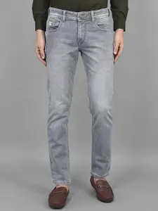 Canary London Men Smart Clean Look Whiskers & Chevrons Slim Fit Stretchable Jeans