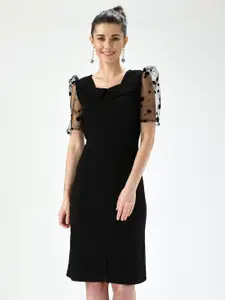 IUGA Square Neck Sheath Dress