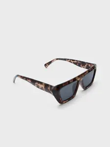 20Dresses Women Brown & Grey Animal Printed Rectangular Sunglasses SG010776