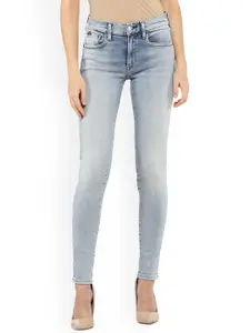 Polo Ralph Lauren Women Straight Fit Heavy Fade Lightweight Cotton Jeans