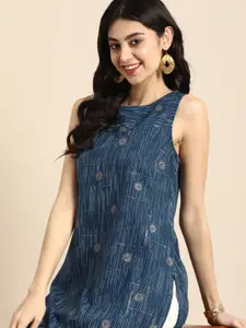 Anouk Floral Printed Cotton Kurta