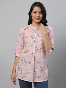 AURELIA Floral Printed Pure Cotton Kurti