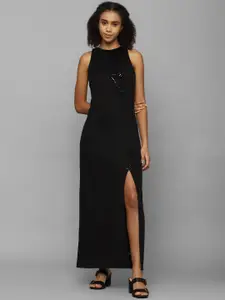 Allen Solly Woman Embellished Bodycon Maxi Dress With Slit