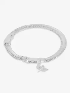 Tipsyfly Women Silver-Plated Link Bracelet
