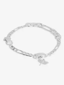Tipsyfly Women Silver-Plated Link Bracelet