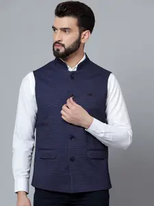 Cantabil Men Woven Nehru Jacket
