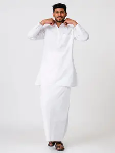 Ramraj Cotton Kurta With Dhoti