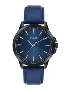 Timex Men Brass Dial & Leather Straps Analogue Watch TWEG165SMU09