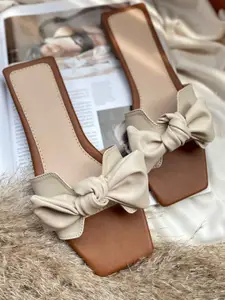 Street Style Store Women Open Toe Slip On Flats