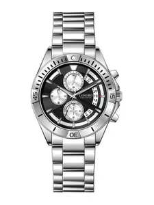 LONGBO Men Textured Dial & Stainless Steel Bracelet Style Straps Analogue Watch Long-83513