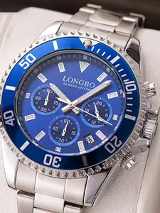 LONGBO Men Dial & Stainless Steel Bracelet Style Straps Analogue Watch Long-83279