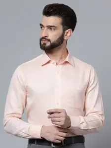 Cantabil Self Design Cotton Formal Shirt