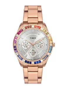 Timex E-Class Sport Collection Women Bracelet Style Straps Multi Function Watch TWEL16802