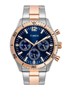 Timex Men Stainless Steel Bracelet Style Straps Analogue Multi Function Watch TWEG22202