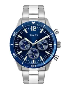 Timex Men Stainless Steel Bracelet Style Straps Analogue Multi Function Watch TWEG22203