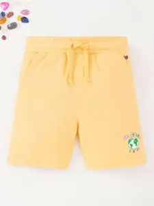 Ed-a-Mamma Boys Mid-Rise Cotton Shorts