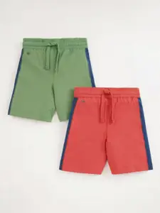 Ed-a-Mamma Boys Pack Of 2 Mid-Rise Cotton Shorts