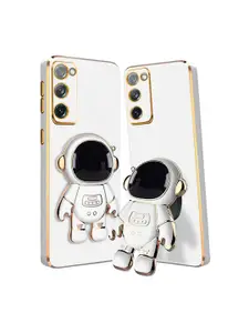 Karwan Samsung S20 FE Mobile Back Case With Astronaut Holster Stand
