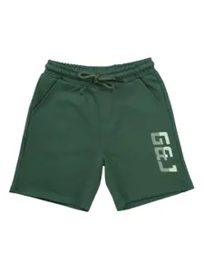 Gini and Jony Boys Mid Rise Drawstring Cotton Shorts