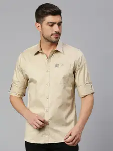 Provogue Classic Slim Fit Opaque Casual Shirt