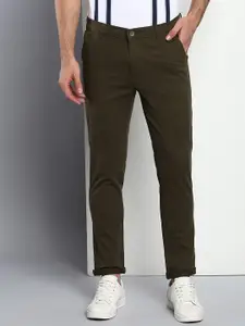 Dennis Lingo Men Mid-Rise Smart Slim Fit Chinos Trousers