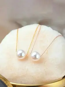 Jewels Galaxy 2Pcs Gold & Silver-Plated Layered Necklace