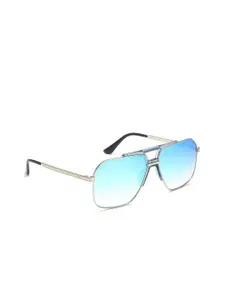 FILA Men Square Sunglasses with UV Protected Lens SFI506K59579BSG