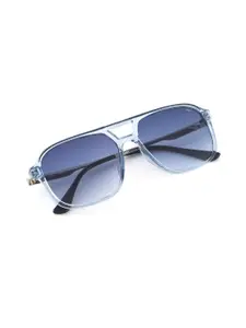 FILA Men Square Sunglasses with UV Protected Lens SFI600K566N4SG