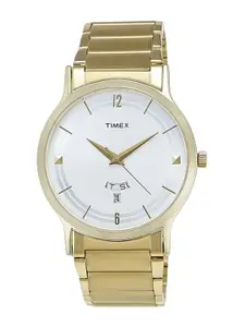 Timex Men Dial & Stainless Steel Bracelet Style Straps Analogue Watch TI000R420