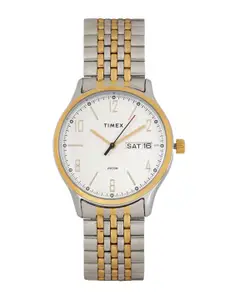 Timex Men Dial & Stainless Steel Bracelet Style Straps Analogue Watch TW0TG6507