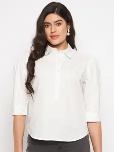 BRINNS Classic Fit Puff Sleeves Casual Shirt