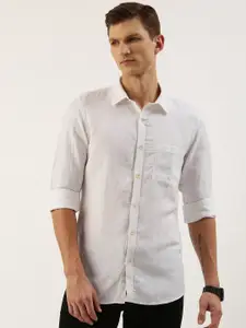 Peter England Men Slim Fit Casual Shirt