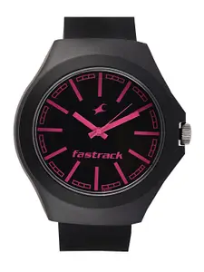 Fastrack Women Black Analogue Watch NG38004PP05CJ