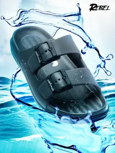 SOLETHREADS REBEL Men OHANA Double Strap With Bukle Waterproof Sliders