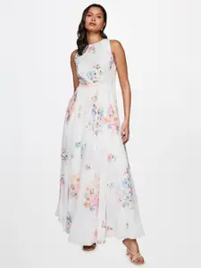 AND Sleeveless Floral Print Maxi Dress