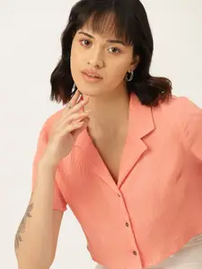 DressBerry Cropped Pure Cotton Casual Shirt