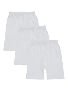 Bodycare Kids Girls Pack Of 3 Mid-Rise Cotton Shorts