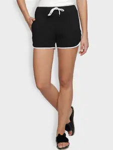 NUEVOSDAMAS Women Mid-Rise Cotton Shorts