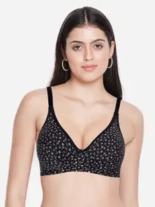 Susie Non-Wired Printed All Day Comfort Medium Coverage Cotton Everyday Bra
