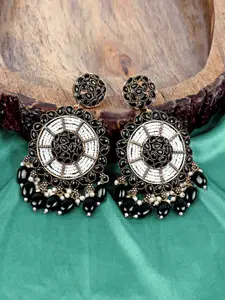 Krelin Traditional Ethnic Circular Drop Earrings
