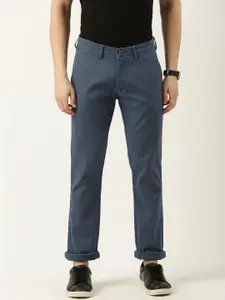 Peter England Men Slim Fit Chinos Trousers