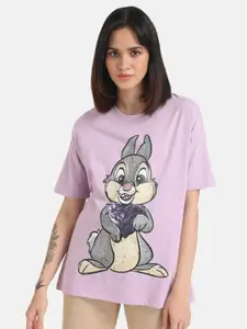 Kazo Thumper Printed Cotton Oversized T-shirt