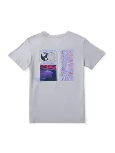 Gini and Jony Boys Graphic Printed Cotton T-shirt