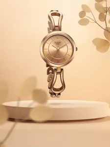 Titan Women Brass Dial & Bracelet Style Straps Analogue Watch 2727WM01