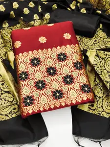 KALINI Woven Design Unstitched Dress Material