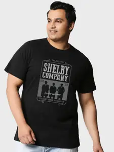 Bewakoof Plus Bewakoof Shelby Brother Typography Print Plus Size T-shirt